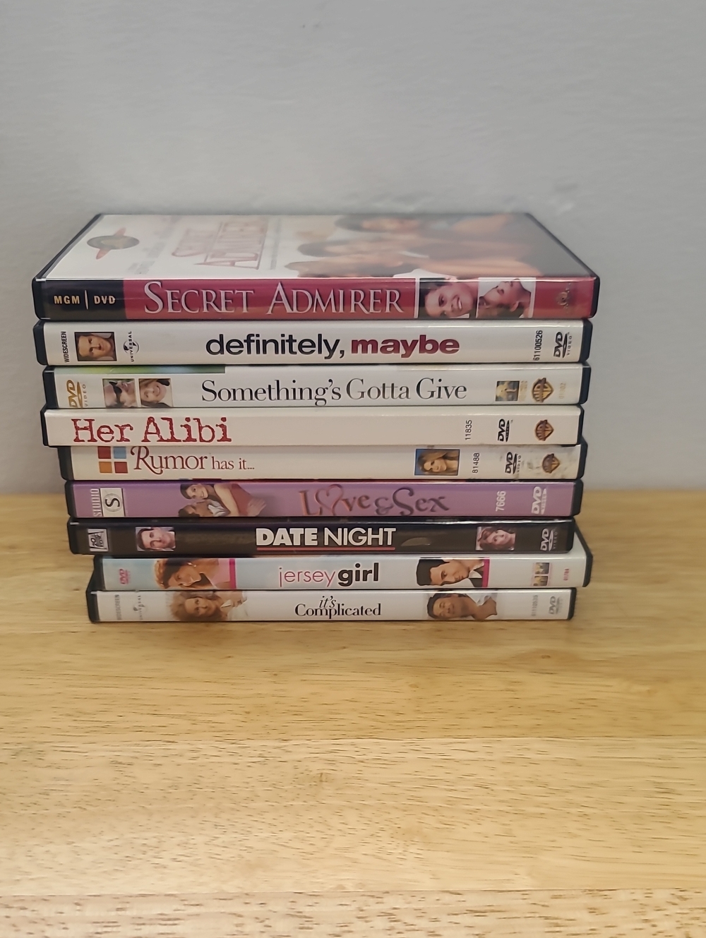 Romantic Comedy Assorted DVD Movie Bundle